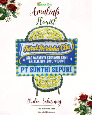 Papan Bunga Duka di Yuko